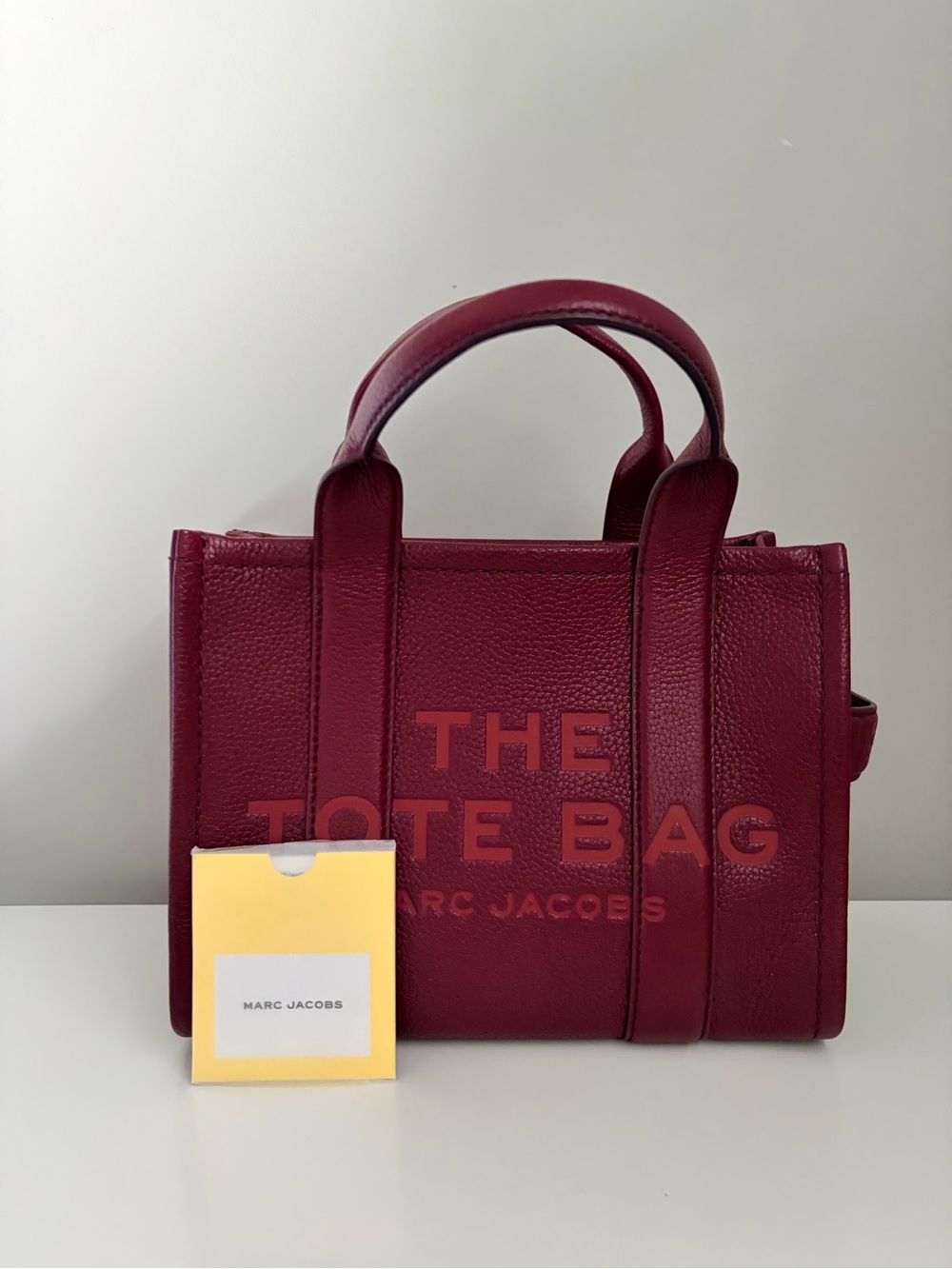 Marc Jacobs The Tote Bag in Deep Burgundy Leather